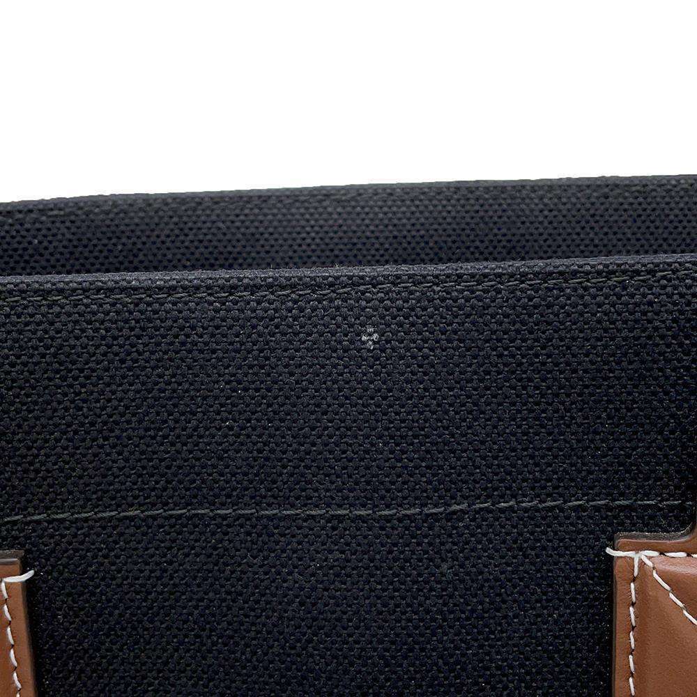Burberry Freya Tote Canvas Bag Black - Picture 7 of 12